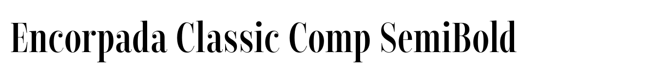 Encorpada Classic Comp SemiBold image